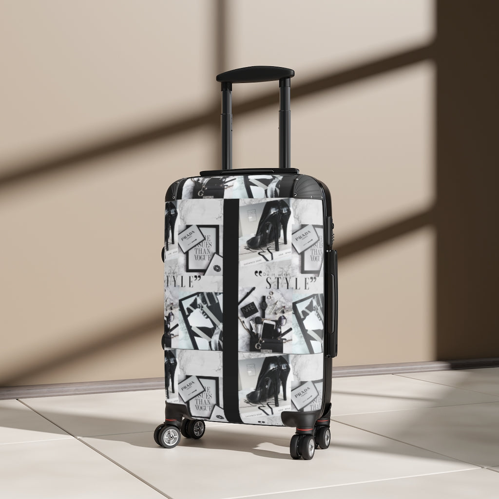 Lushes Suitcases (Do it with Style) Black